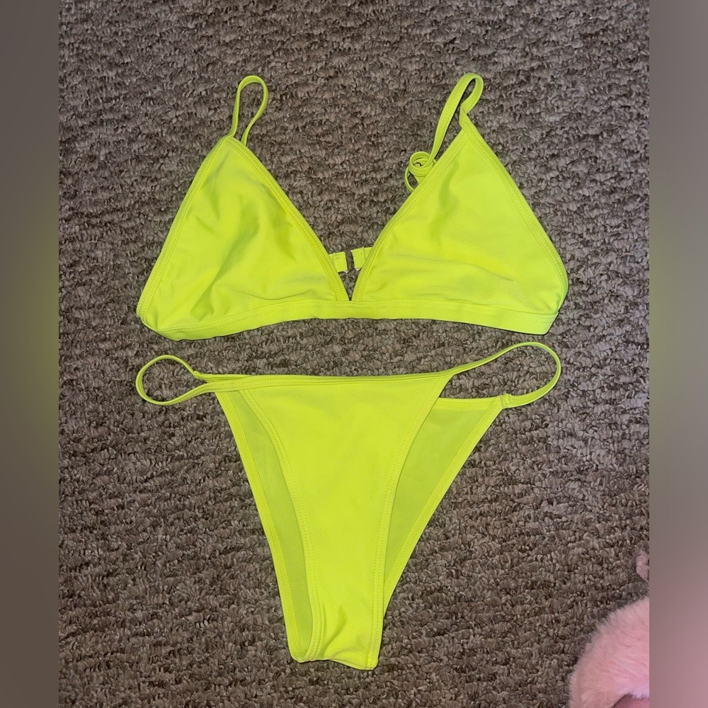 Neon Yellow Bikini